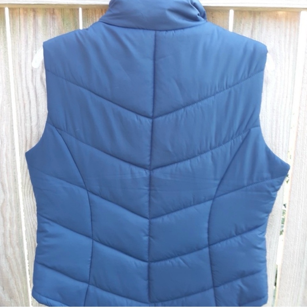 Aeropostale Women's Dark Blue Quilted Vest